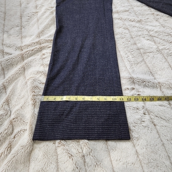 SIZE 8T LOFT Trouser Wool looking Black Grey color High waist dress pant NWT - Picture 9 of 15
